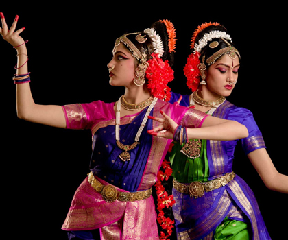 Students performing in cultural events